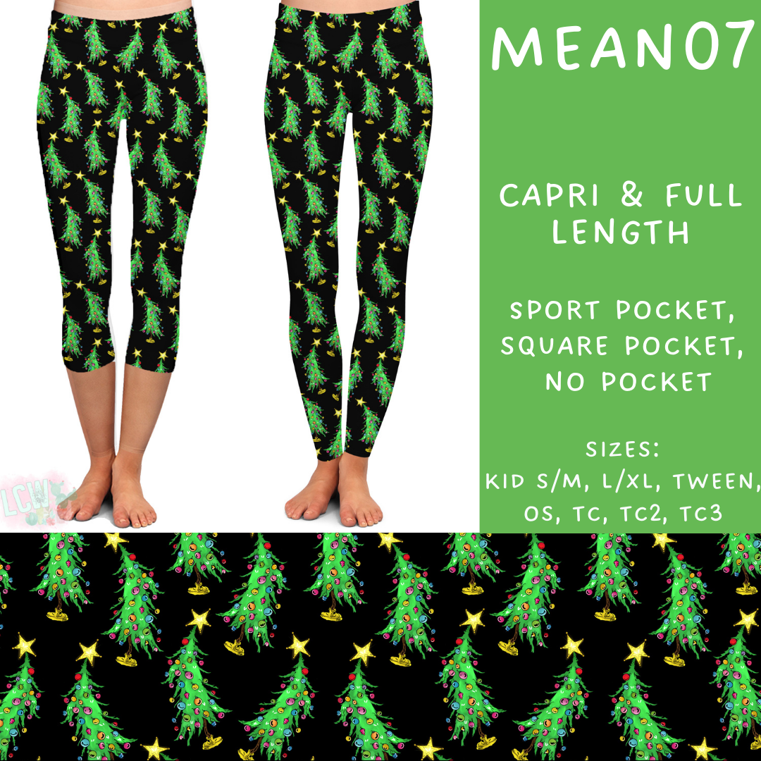 Ready To Ship - Mean07 Full and Capri Length Leggings