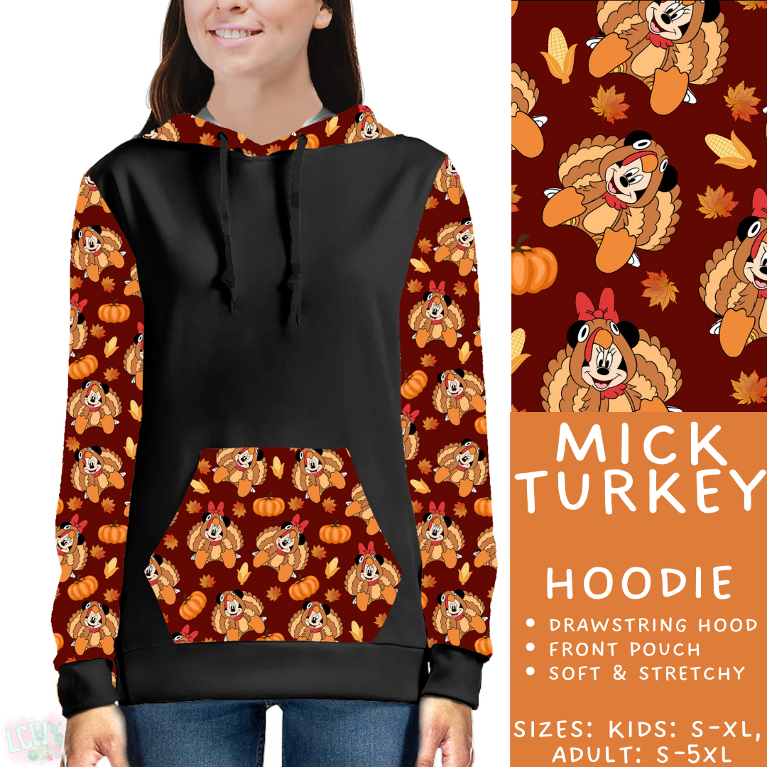 Batch #404 - Magical Fall 2 - Closes 8/29 - ETA mid/late October - Mick Turkey Hoodie