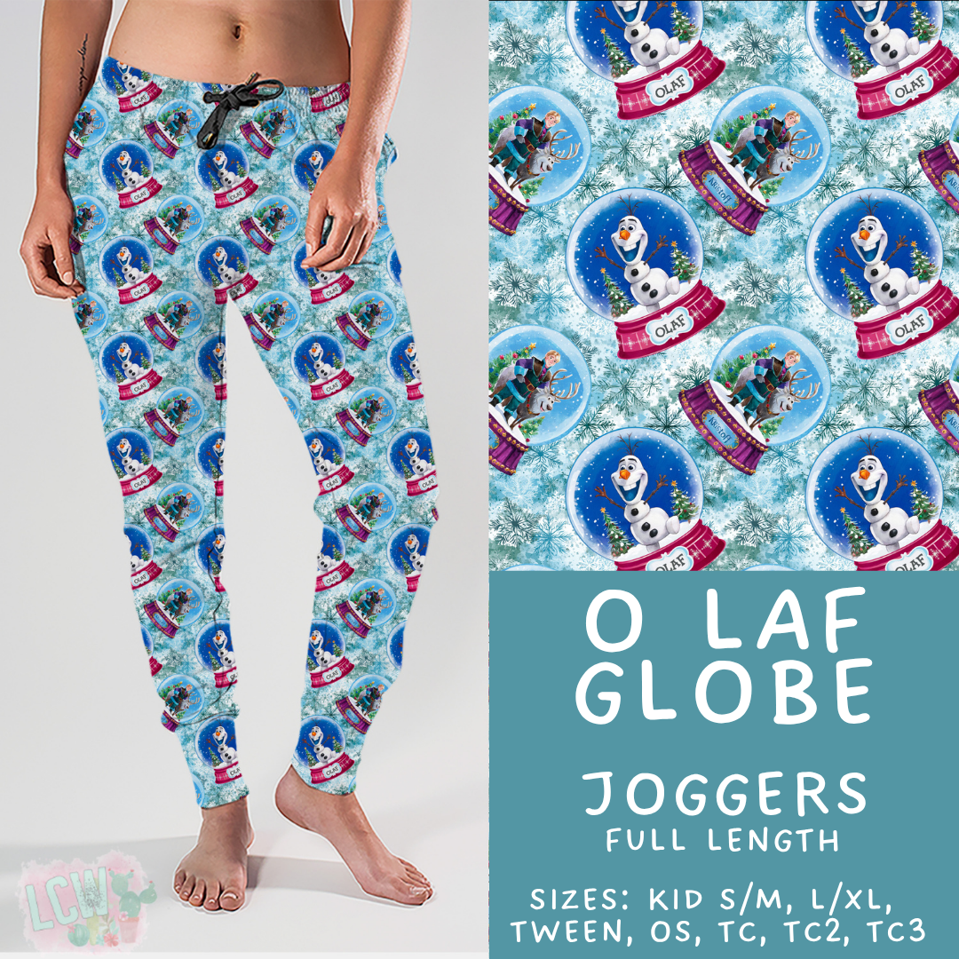 Batch #432 - Winter Globes - Closes 10/17 - ETA early December - O Laf Globe Joggers