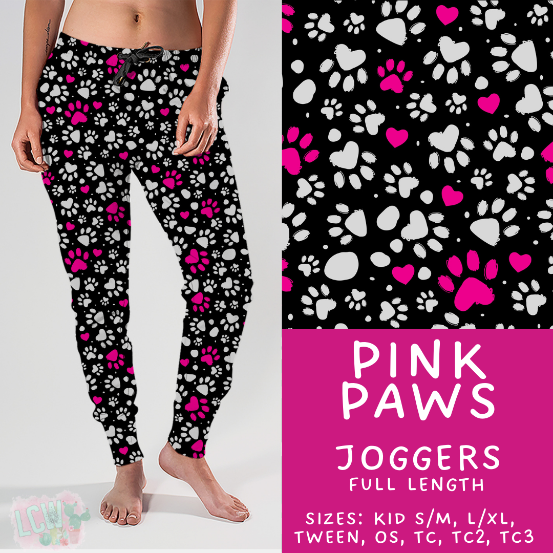 Batch #408 - Fun Run 14 - Closes 9/5 - ETA mid/late October - Pink Paws Joggers