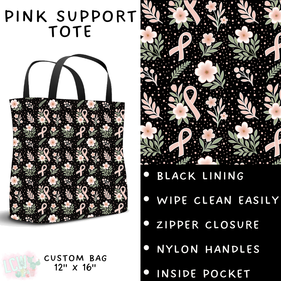 Batch #408 - Fun Run 14 - Closes 9/5 - ETA mid/late October - Pink Support Tote