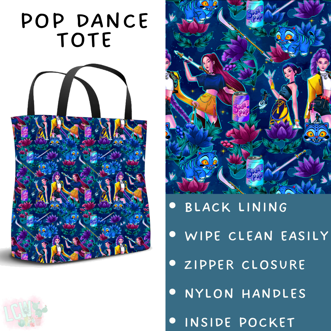 Batch #461 - October Request Run - Closes 12/9 - ETA late Jan - Pop Dance Tote