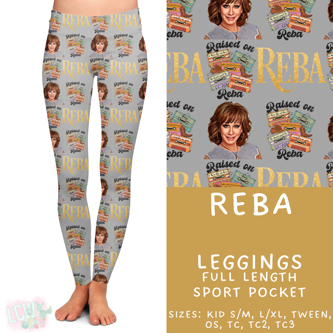 Ready to Ship Reba Full Length Leggings - Sport Pocket TC2