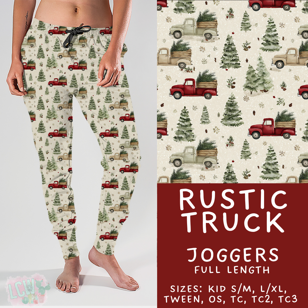 Batch #433 - Winter Cabin - Closes 10/20 - ETA early Dec - Rustic Truck Joggers