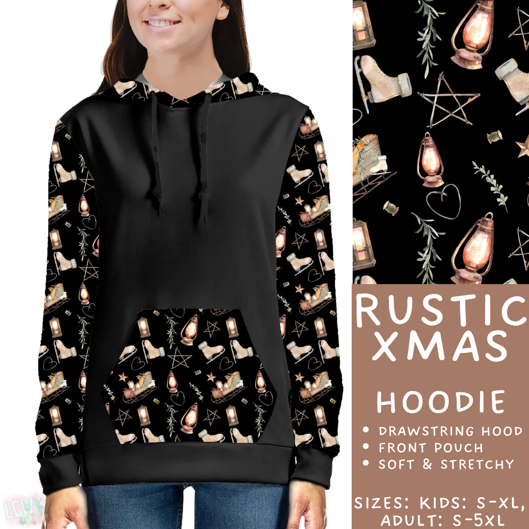 Batch #433 - Winter Cabin - Closes 10/20 - ETA early Dec - Rustic Xmas Hoodie
