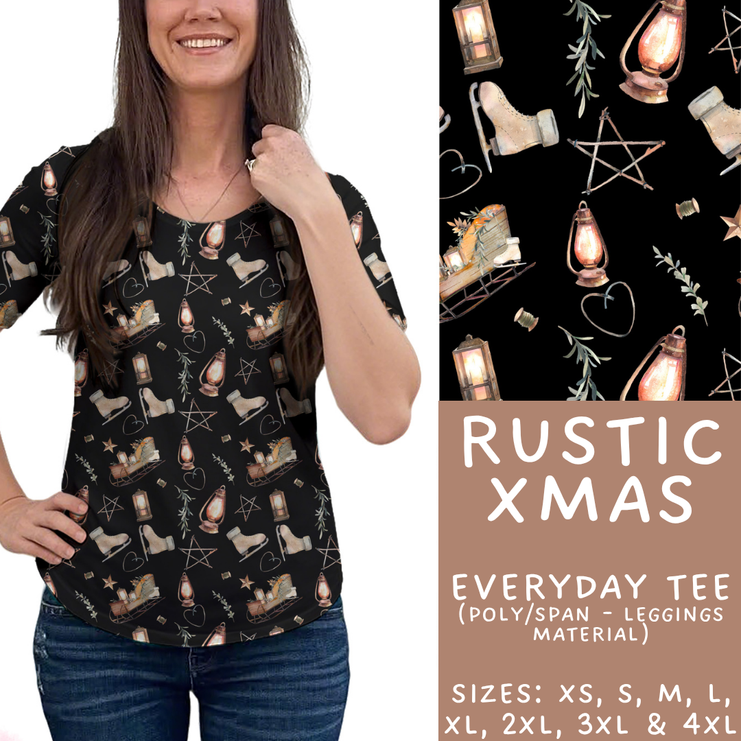 Batch #433 - Winter Cabin - Closes 10/20 - ETA early Dec - Rustic Xmas Everyday Tee