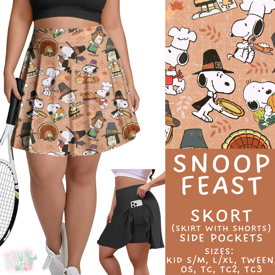 Batch #409 - Character Fall 2 - Closes 9/8 - ETA late October - Snoop Feast Skort