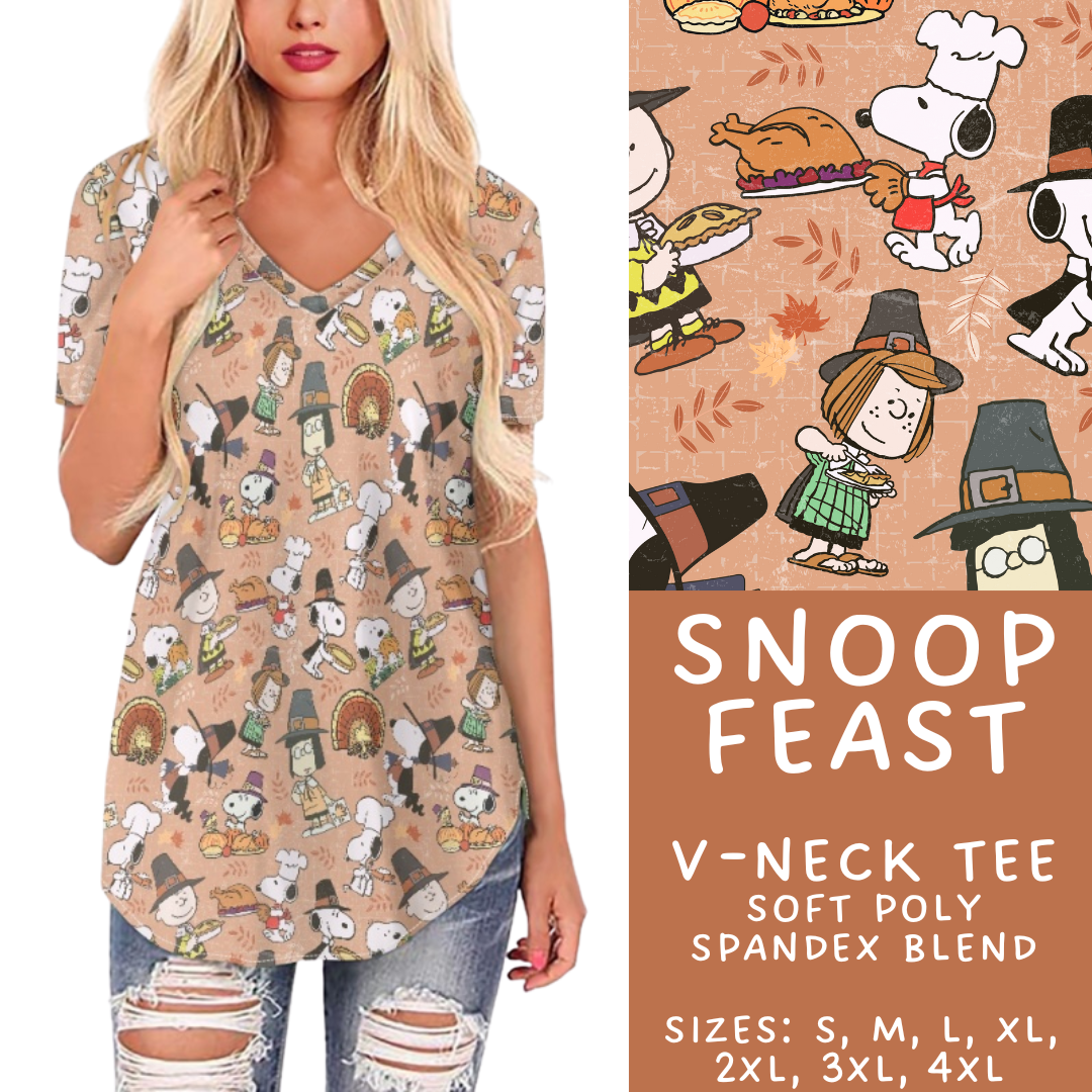 Batch #409 - Character Fall 2 - Closes 9/8 - ETA late October - Snoop Feast V-Neck Tee