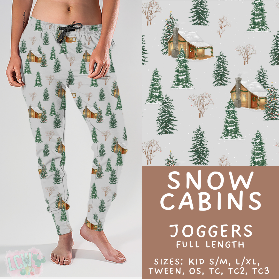 Batch #433 - Winter Cabin - Closes 10/20 - ETA early Dec - Snow Cabins Joggers