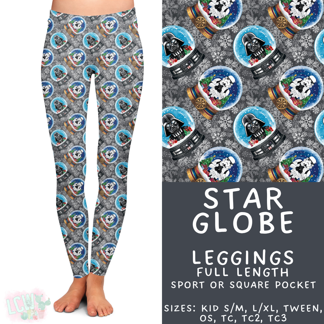 Batch #432 - Winter Globes - Closes 10/17 - ETA early December - Star Globe Full Length Leggings