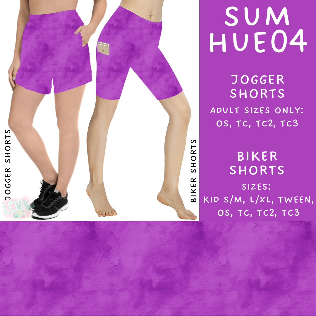 Ready To Ship - Sum Hues04 Biker Shorts - OS