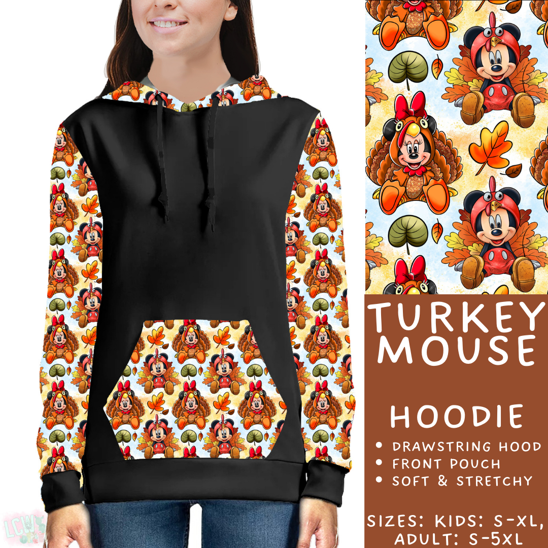 Batch #404 - Magical Fall 2 - Closes 8/29 - ETA mid/late October - Turkey Mouse Hoodie