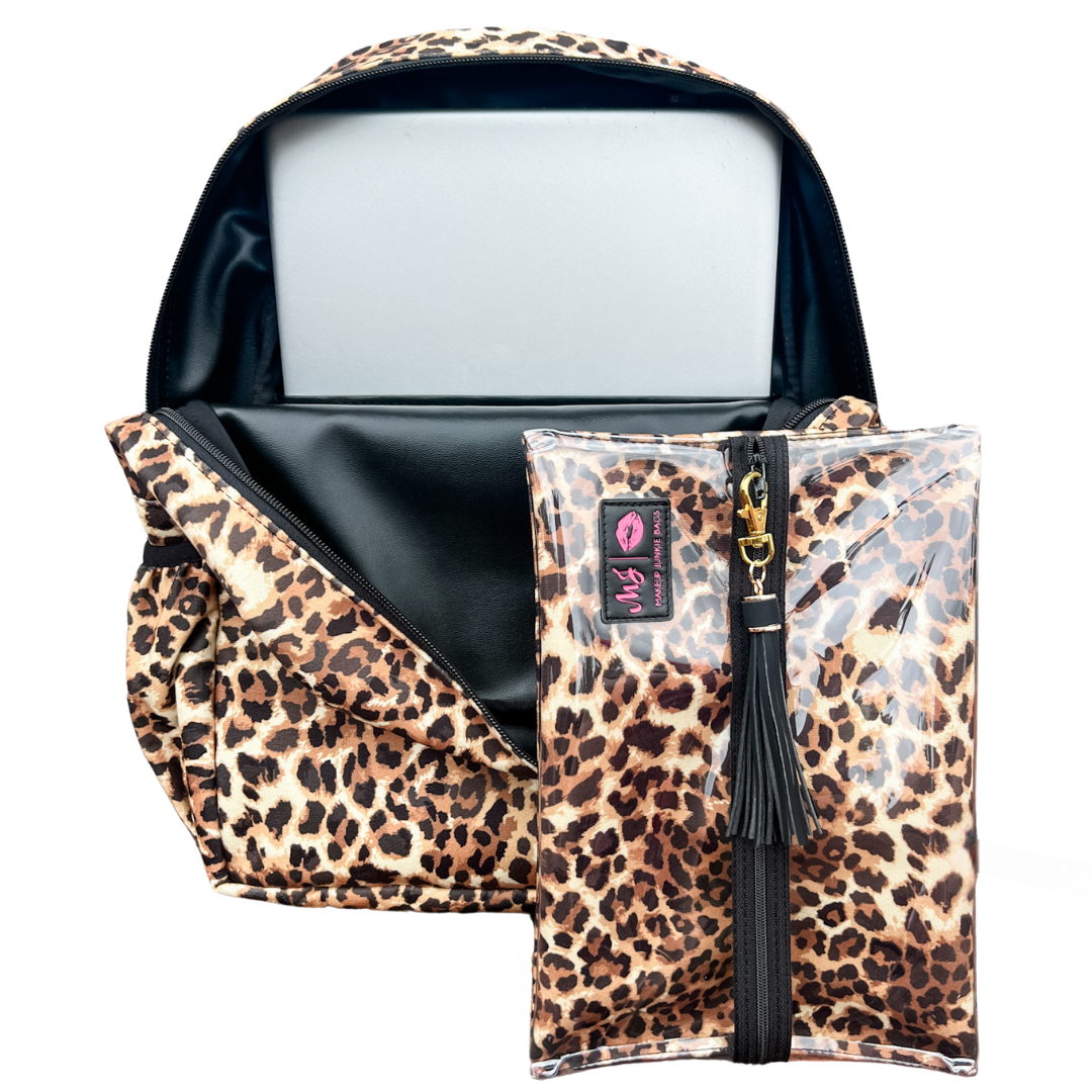 The Lady Leopard Backpack Duet