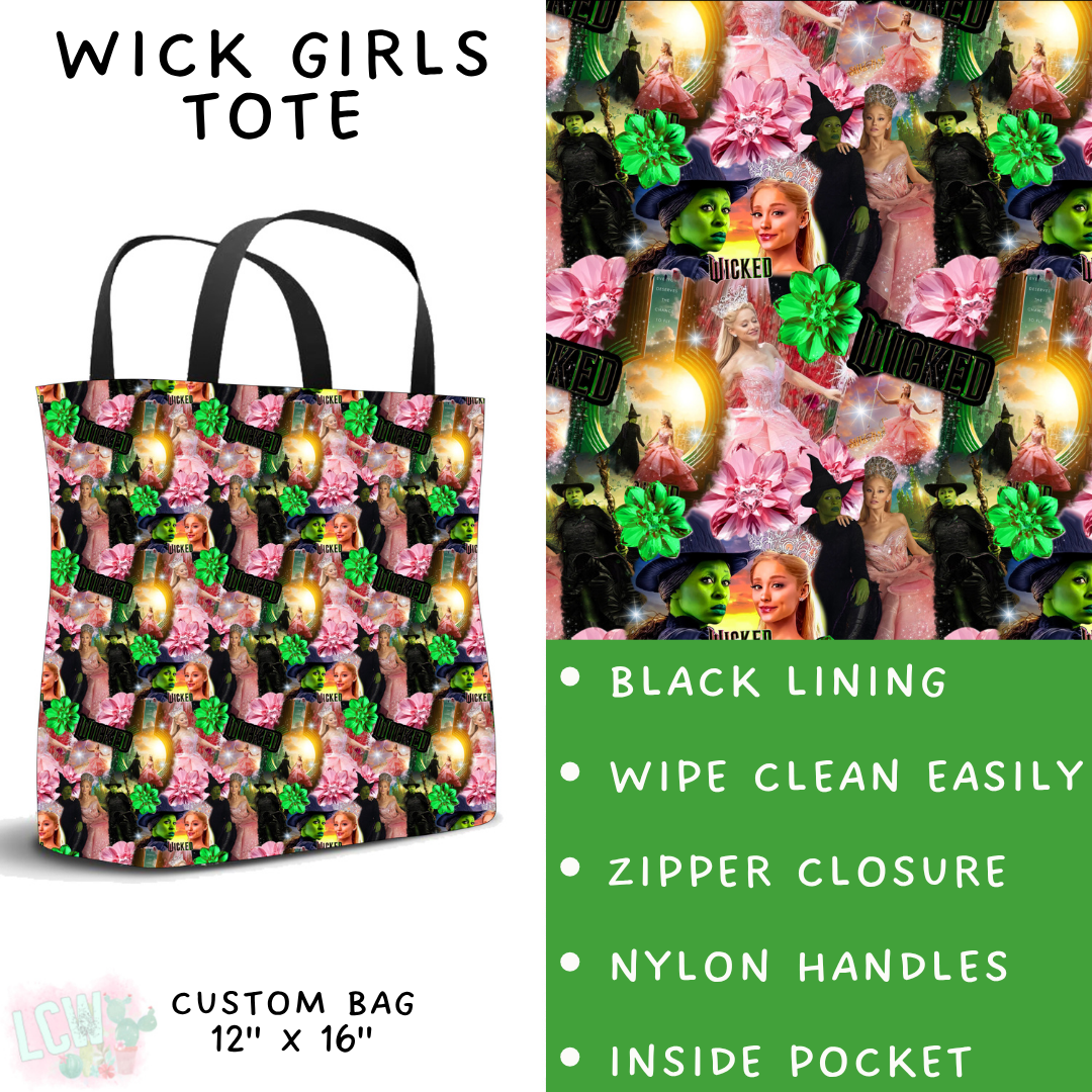 Batch #370 - Fun Run 12 - Closes 7/8 - ETA early Sept - Wick Girls Tote