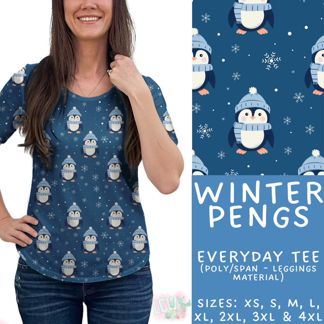 Batch #435 - Winter Wonderland 3 - Closes 10/23 - ETA early/mid Dec - Winter Pengs Everyday Tee