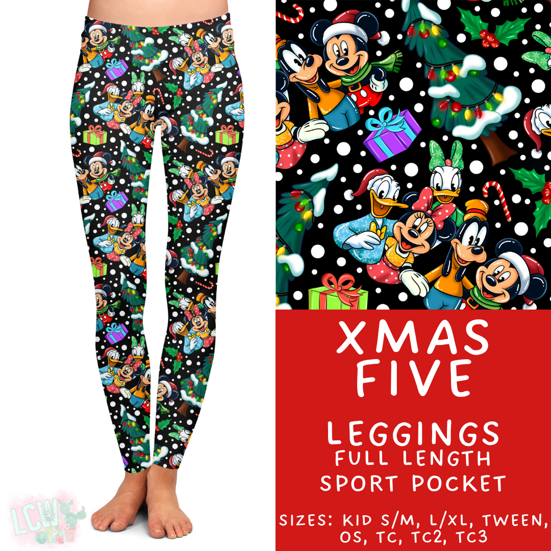 Batch #434 - Magical Christmas - Closes 10/22 - ETA early Dec - Xmas Five Full Length Leggings
