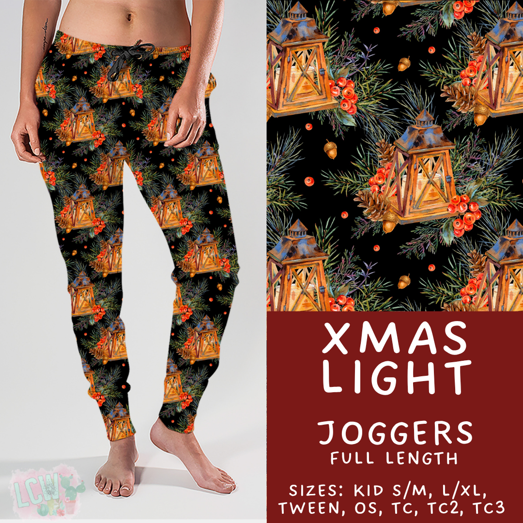 Batch #433 - Winter Cabin - Closes 10/20 - ETA early Dec - Xmas Light Joggers