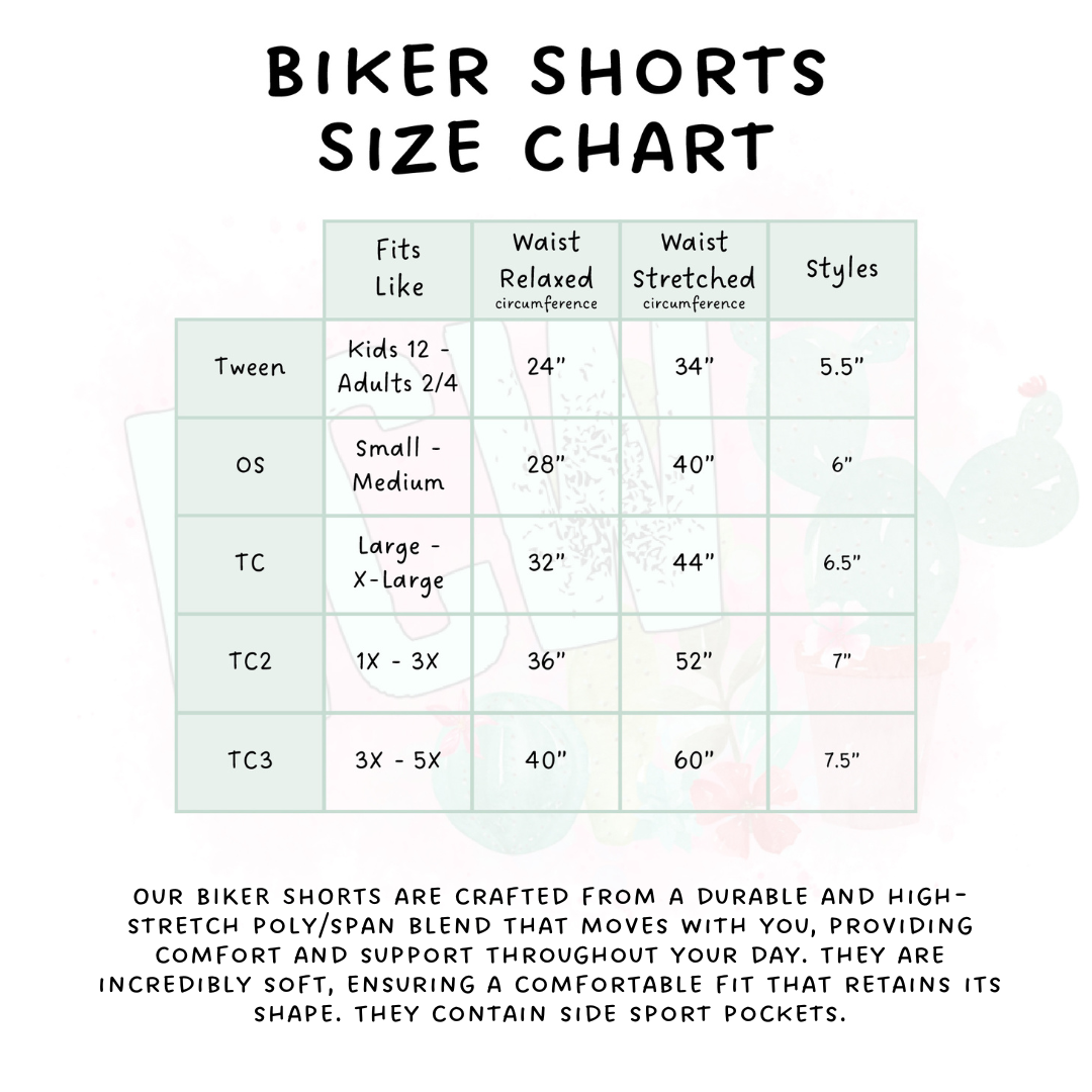 Ready To Ship - Sum Hues04 Biker Shorts - OS