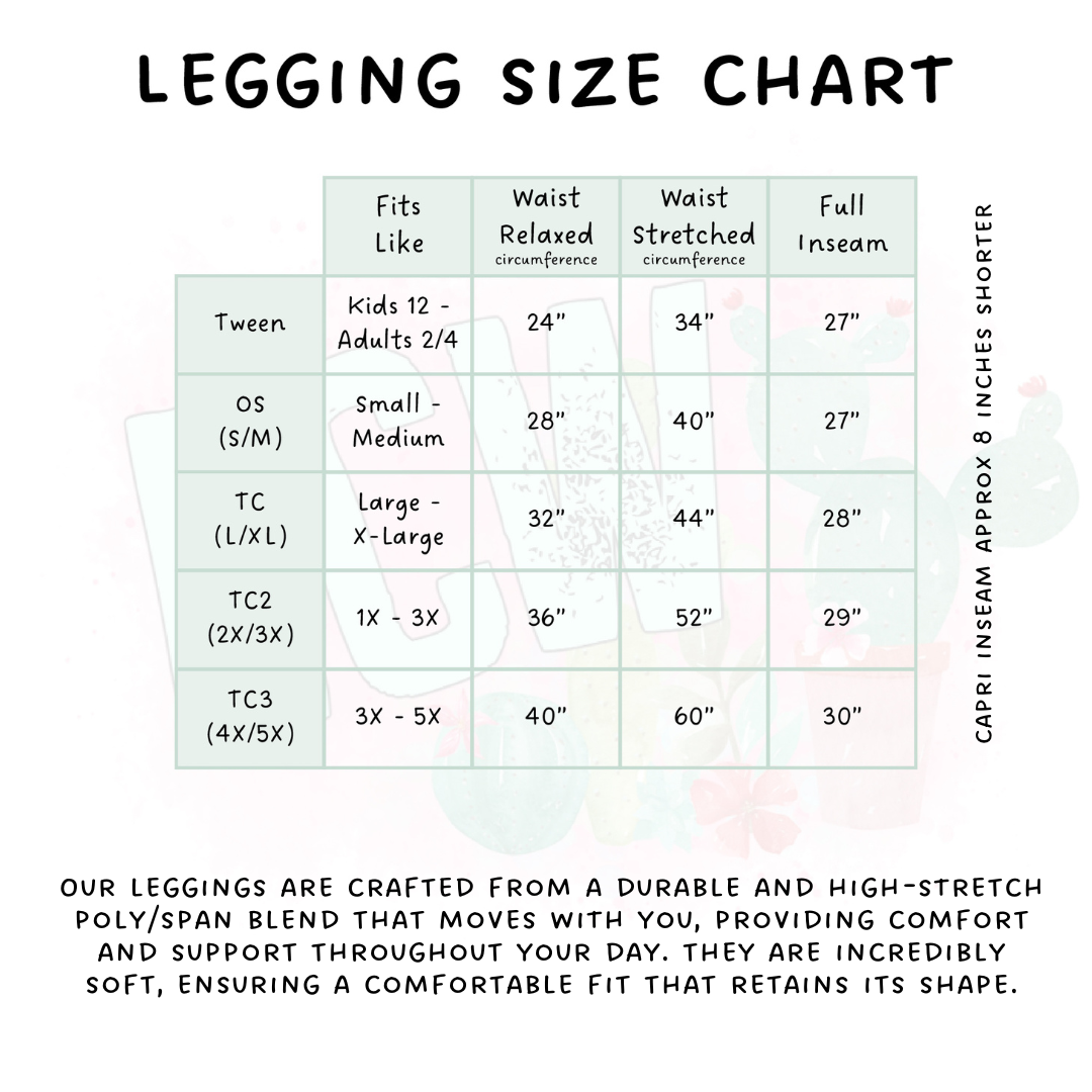 Ready To Ship - Purple Bats Pocket Capri Length Legging - OS & TC