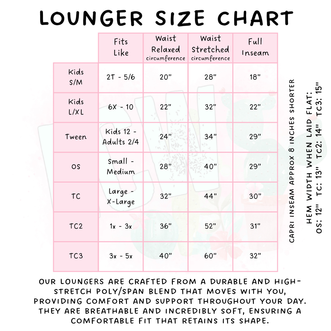 Ready To Ship - RIP Boo Full Length Loungers - TC