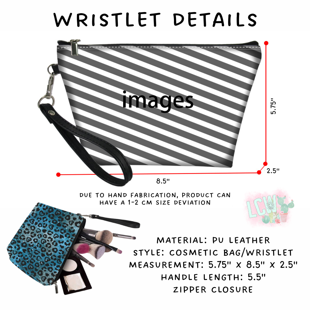 Batch #319 - DS Backpacks, Pouches & Wristlets - Bubblegum Cow Wristlet