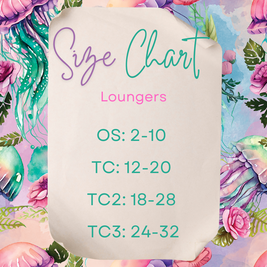 Ready to Ship - Floral Jelly Loungers
