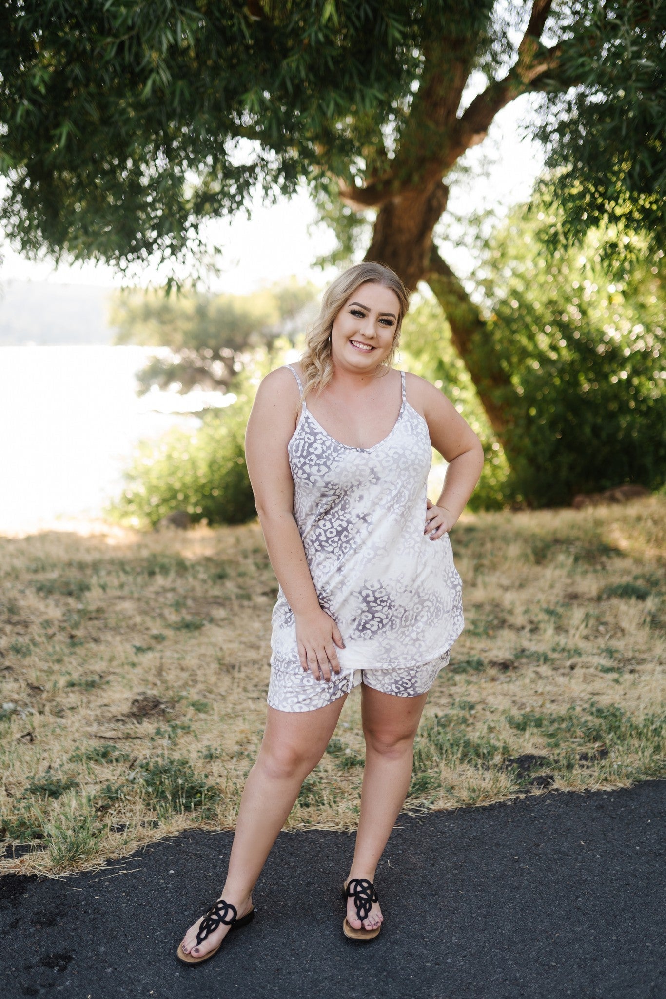 Sparkle All Night Sleep Tank