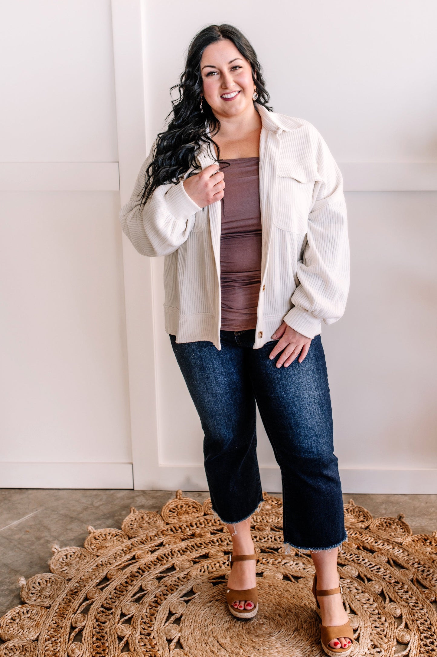 Ruched Square Neck Top In Enchanted