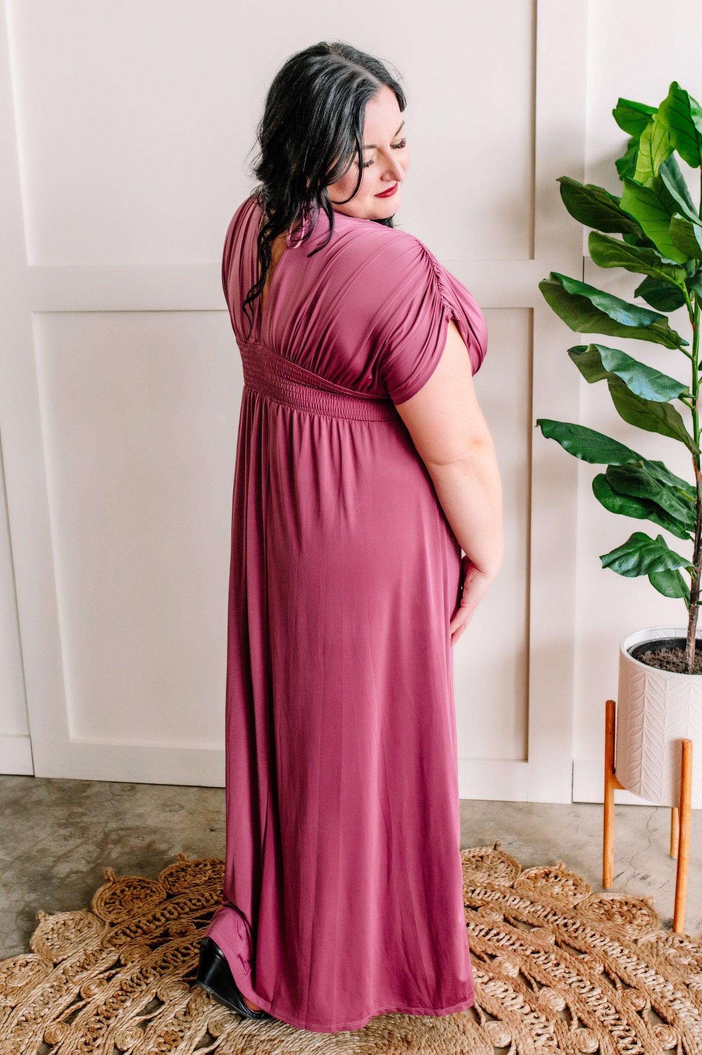 Smocked Maxi Dress In Dreamy Fandango