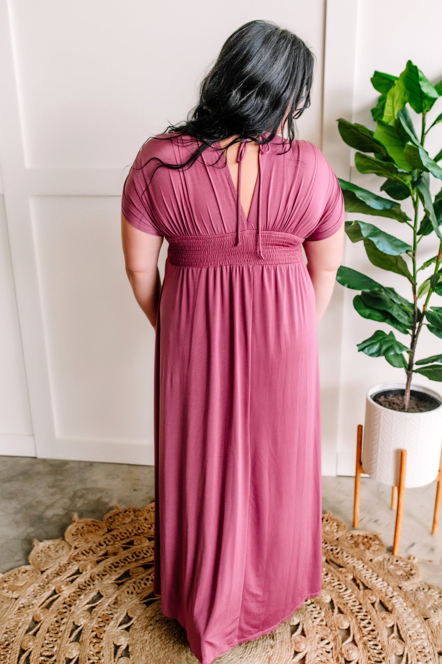 Smocked Maxi Dress In Dreamy Fandango