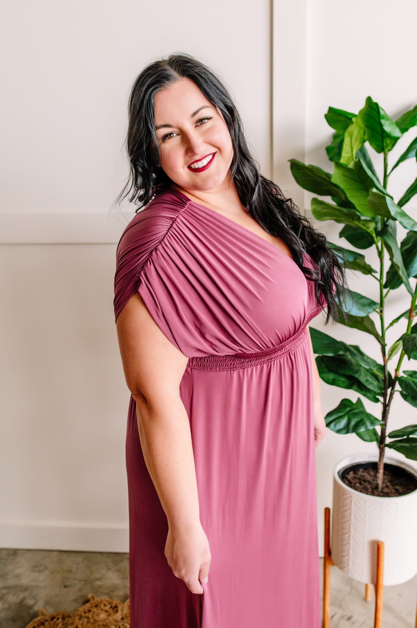 Smocked Maxi Dress In Dreamy Fandango