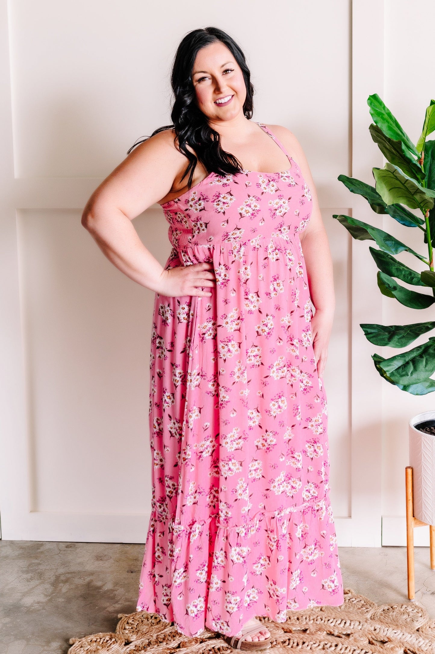 Picking Daisies Dress In Soft Pink