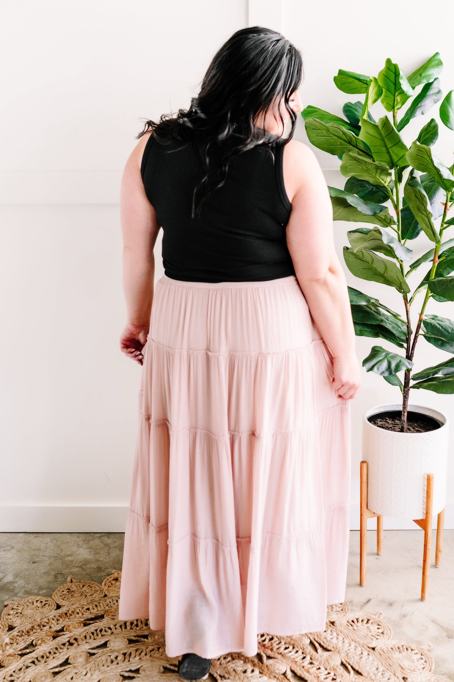 Sleeveless Half Shirt In Black