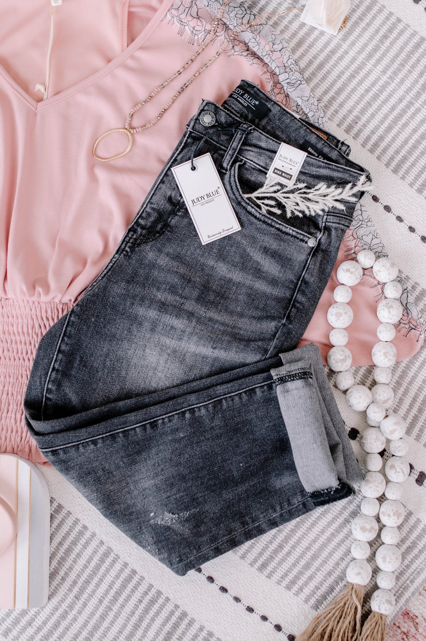Pink Lace Dolman Top