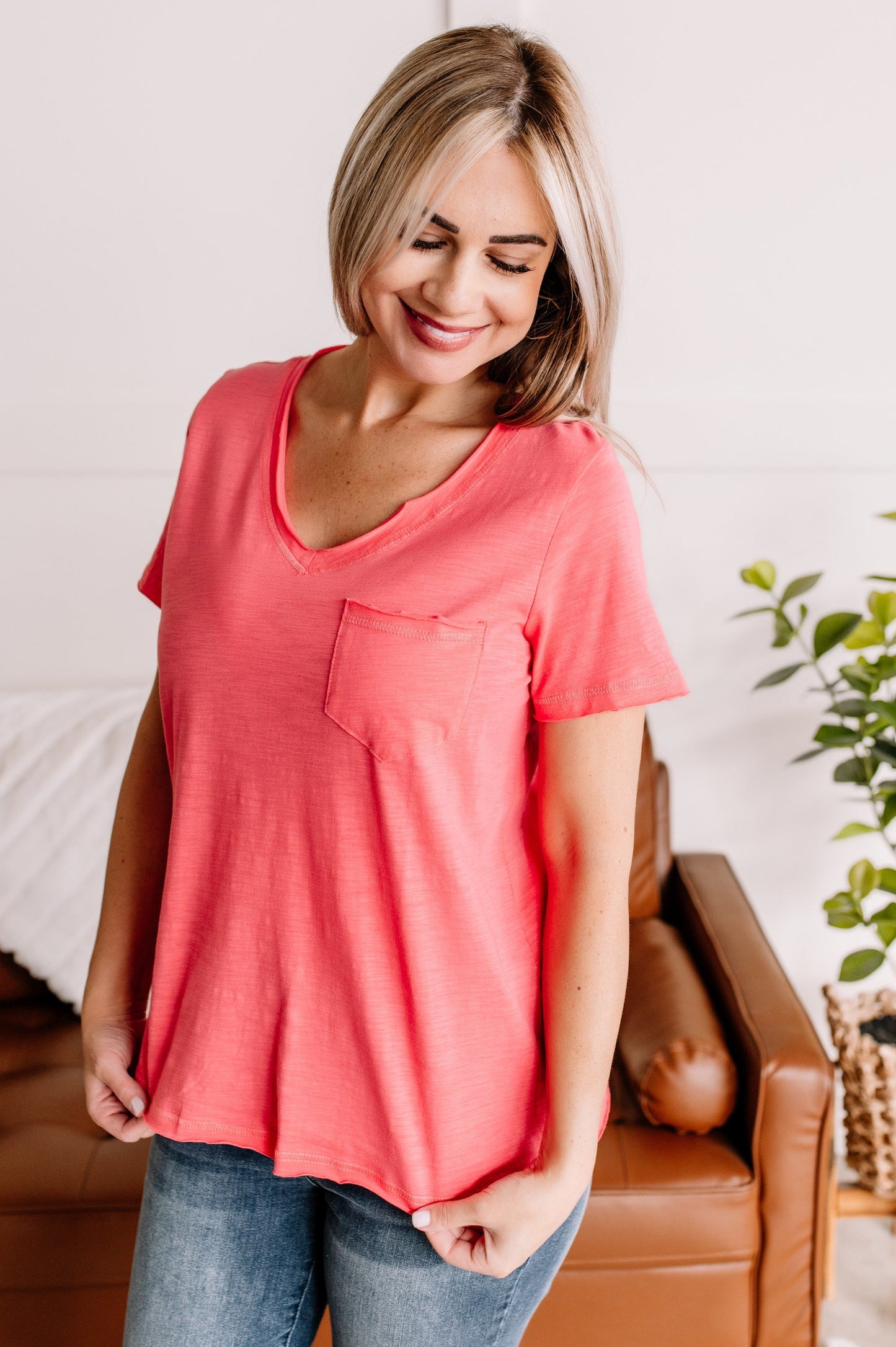 Raw Around The Edges In Coral