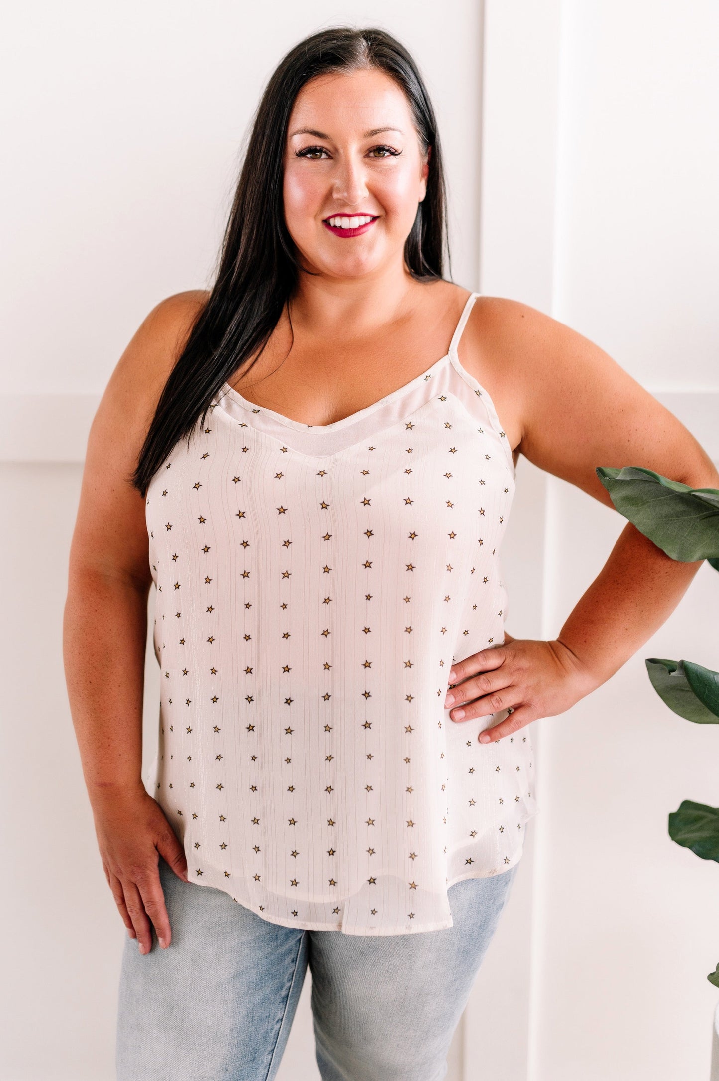 Stars In Your Eyes Cami In Stone