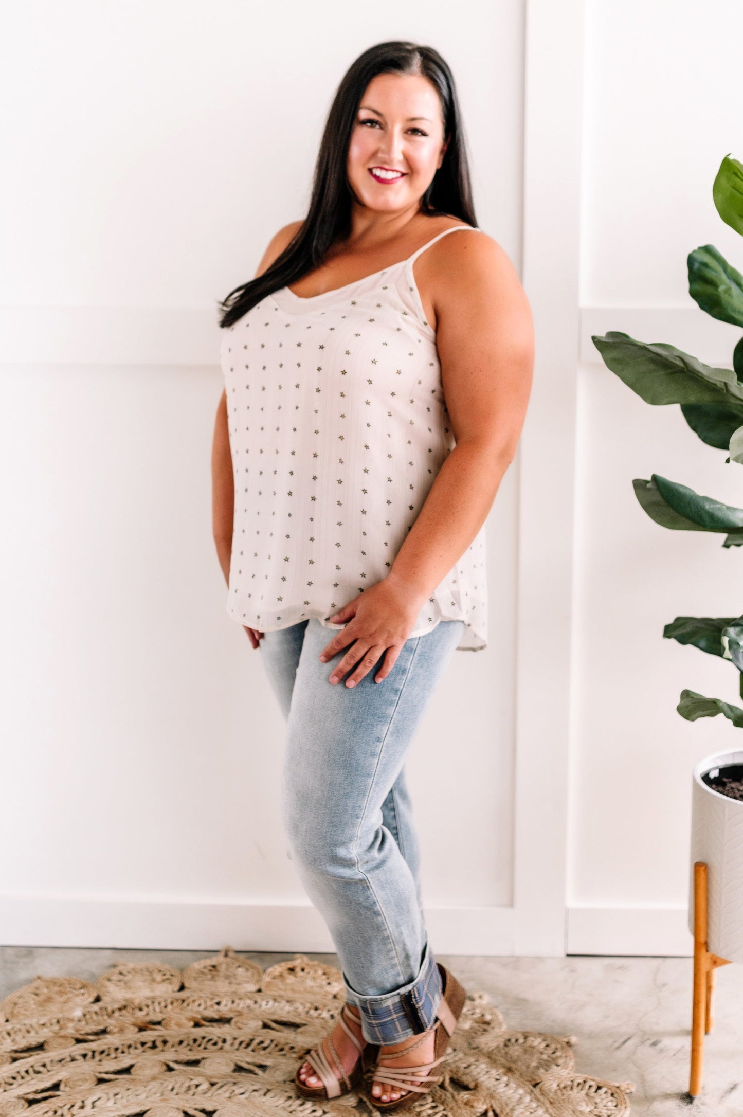 Stars In Your Eyes Cami In Stone