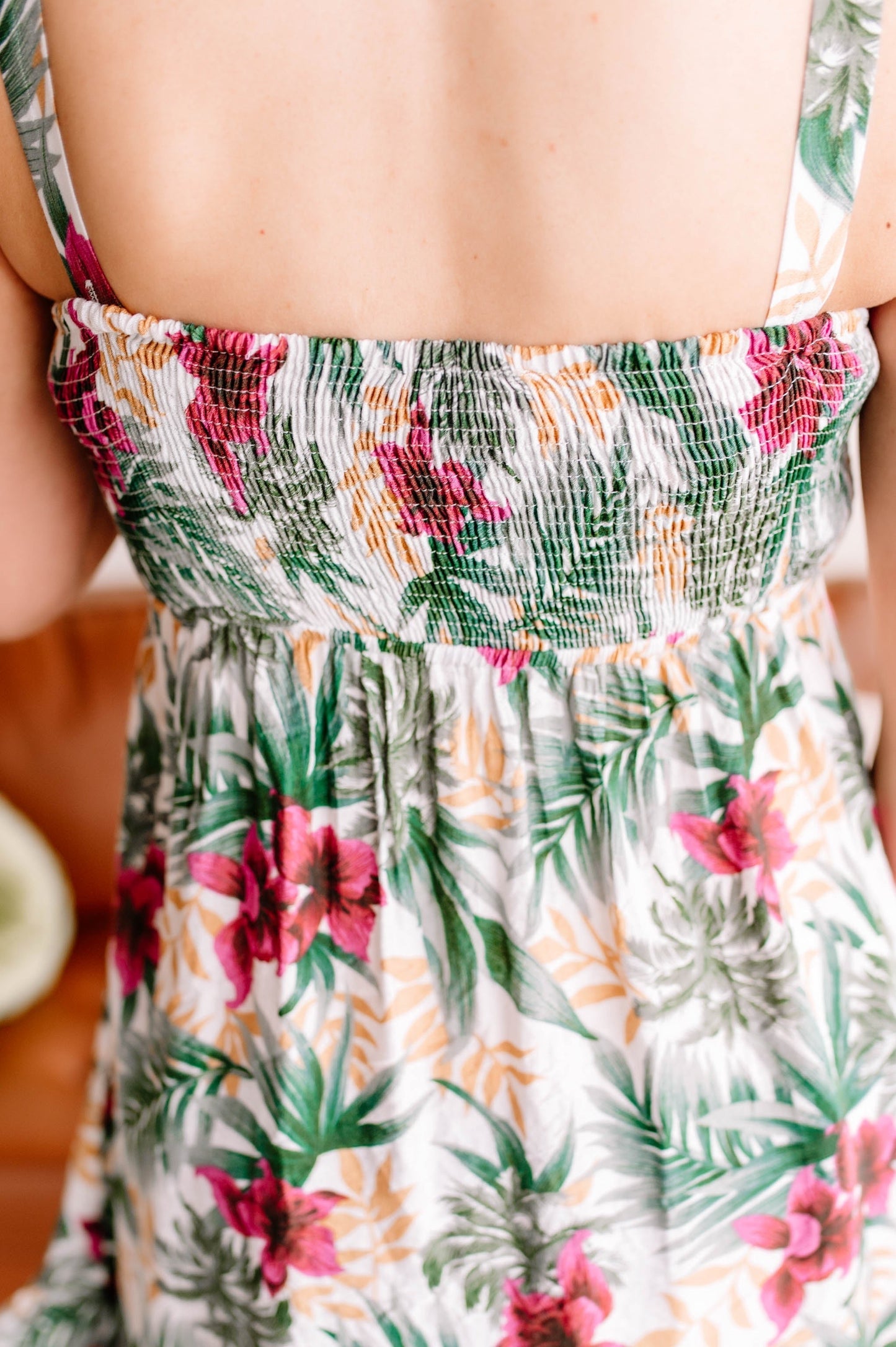Tropical Print Dress in Island Fantasy