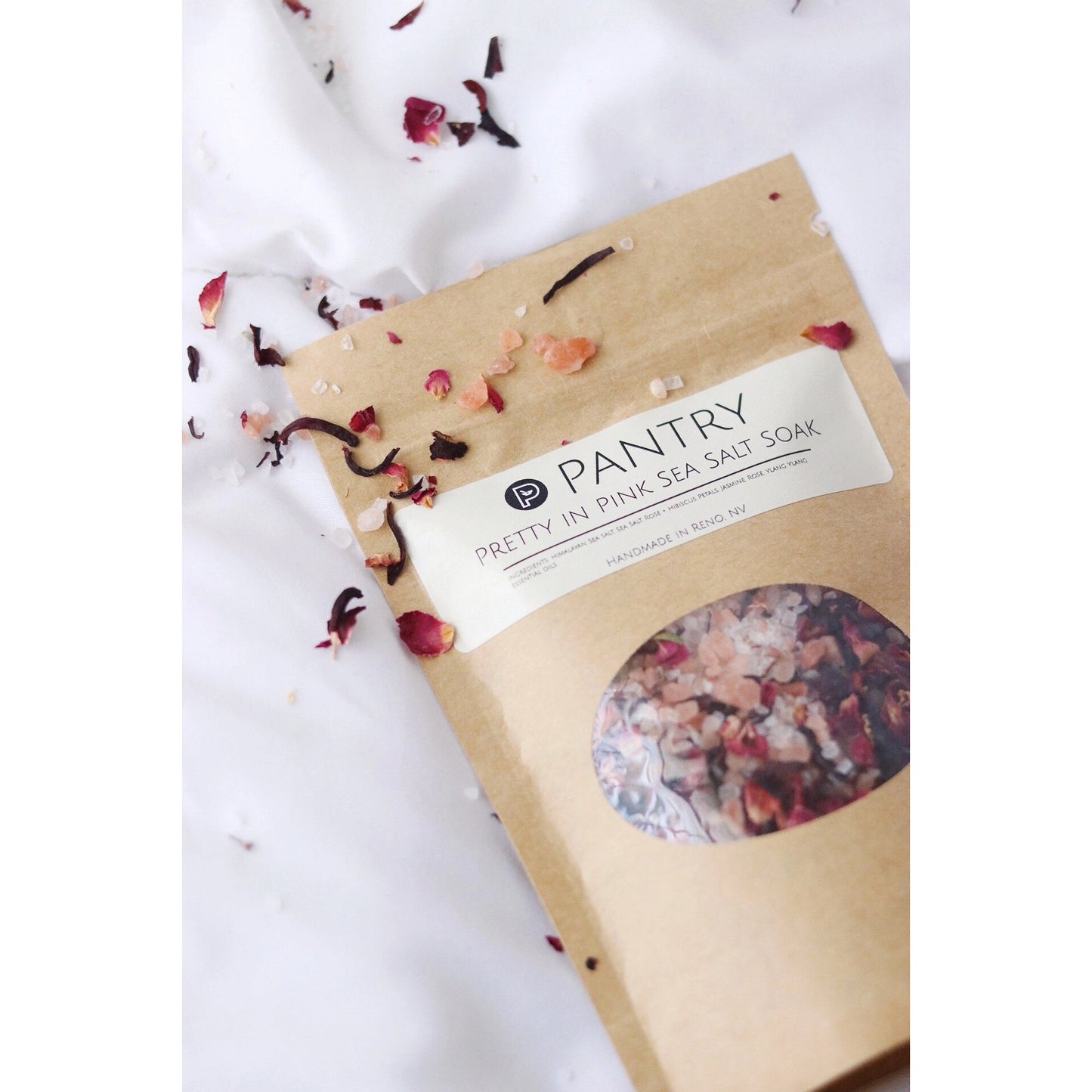 Pretty In Pink Sea Salt Soak By Pantry