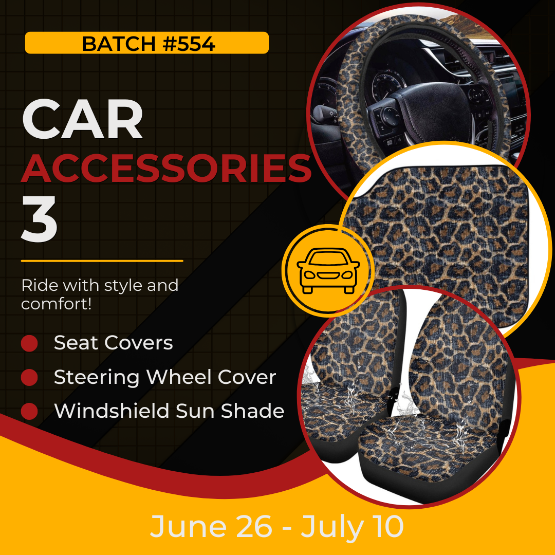 Batch #554 - Car Accessories 3 - Closes 7/10 - ETA early Sept