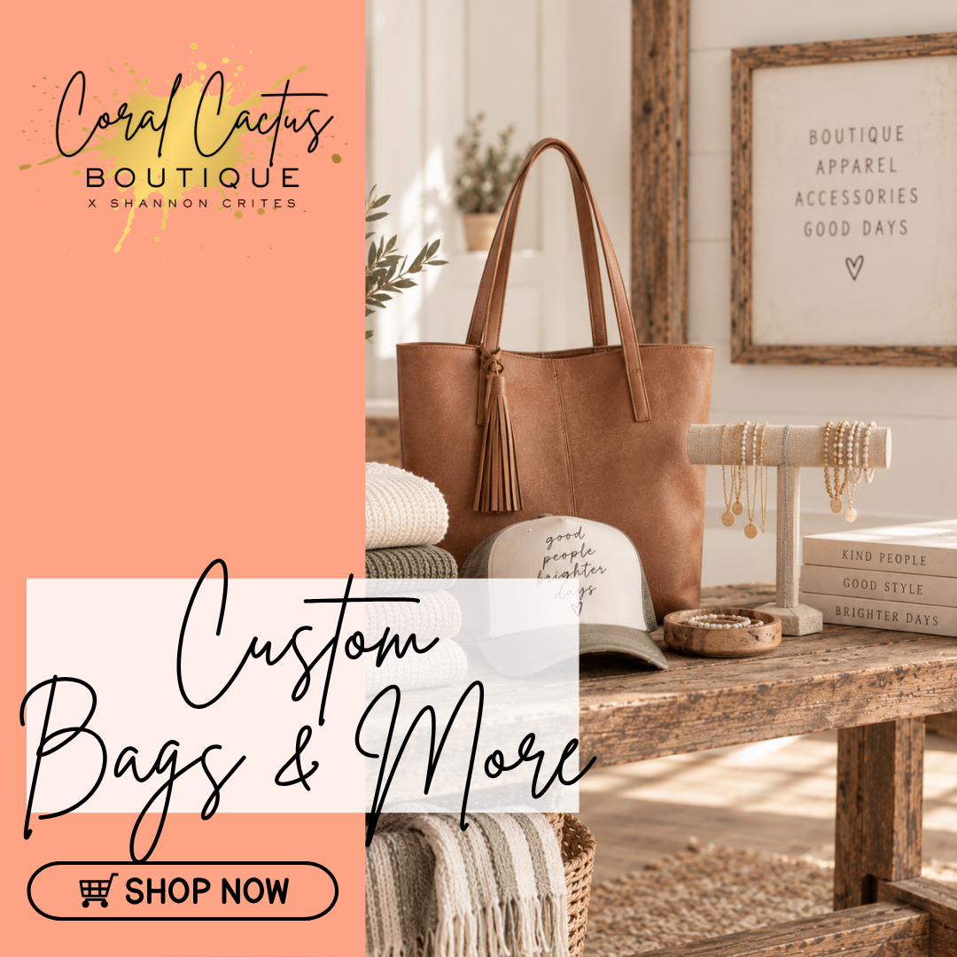 Preorder Custom Bags & More