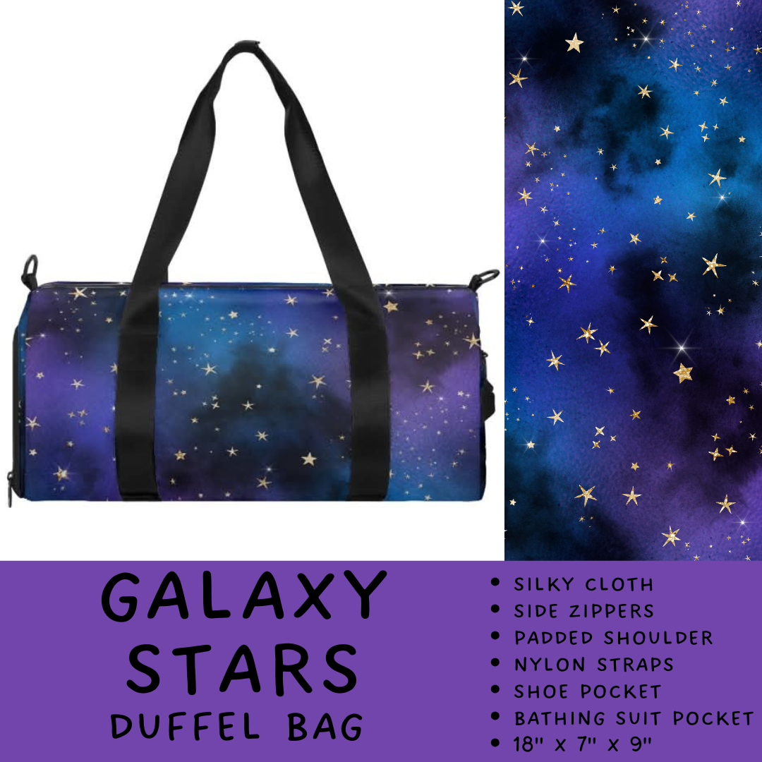 Batch #264 - Travel Collection - Closes 12/31 - ETA - Galaxy Stars Duffel Bag