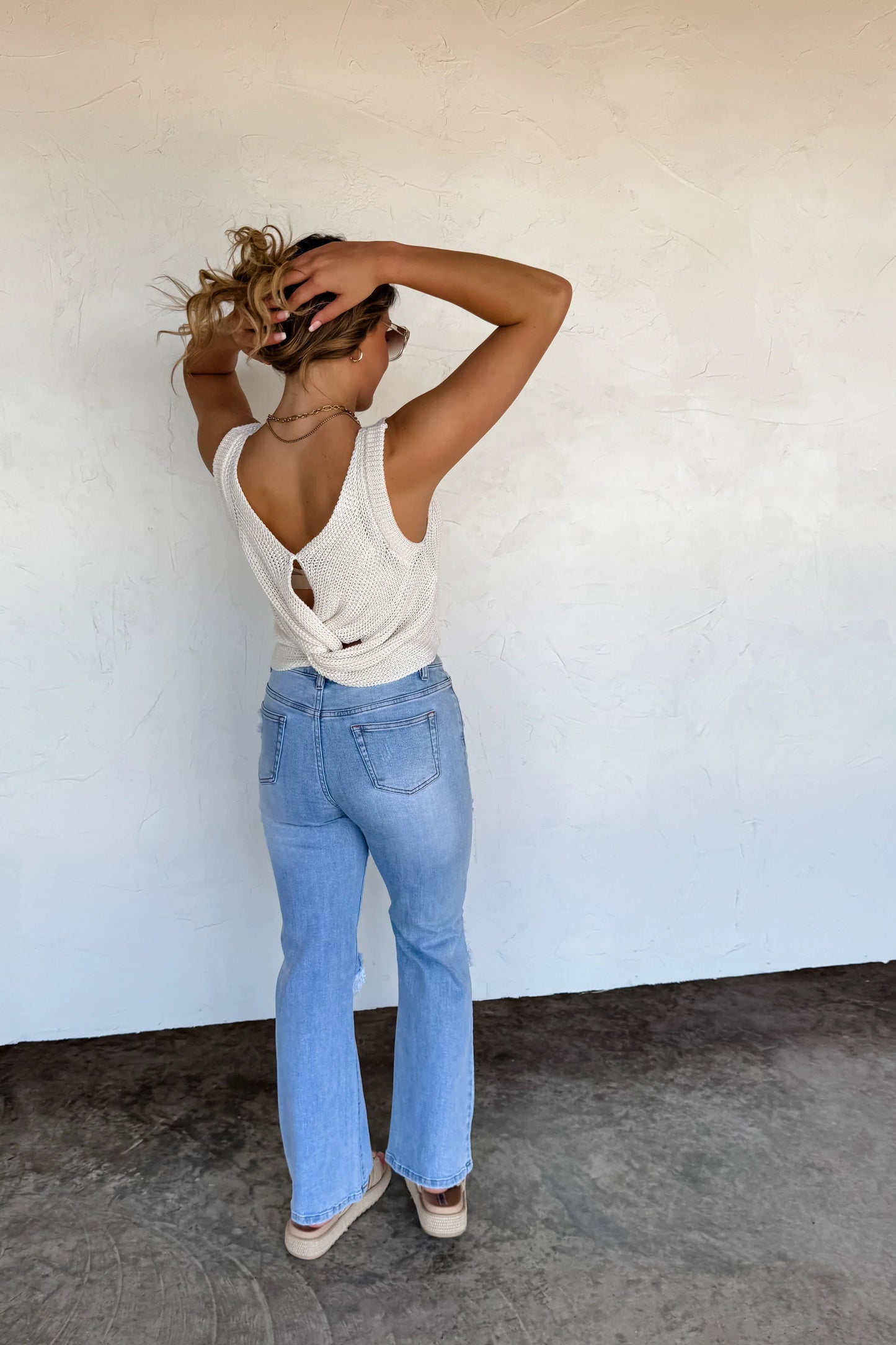 PREORDER: Hamptons Twist Back Tank