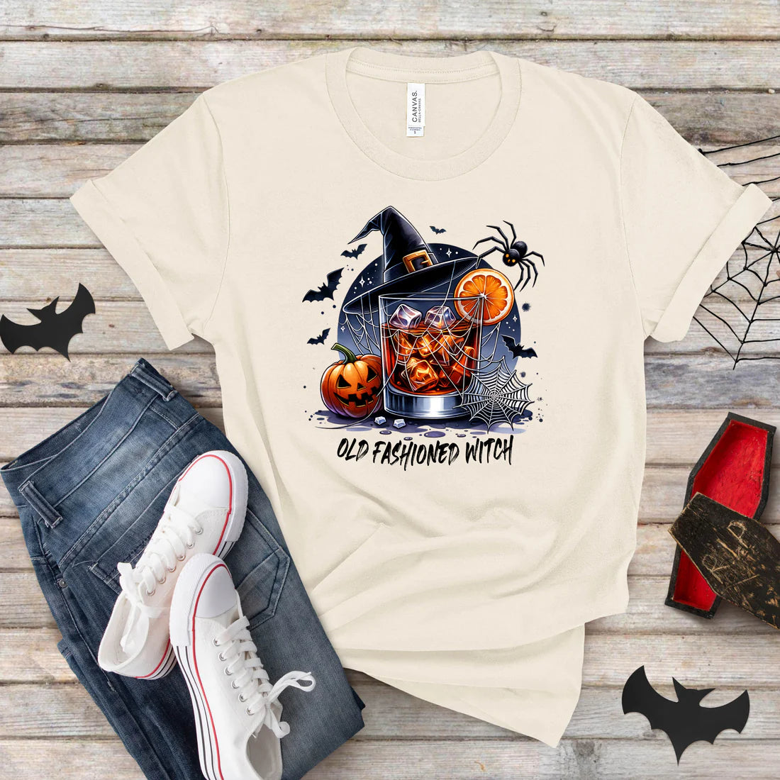 Old Fashioned Witch Graphic Tee