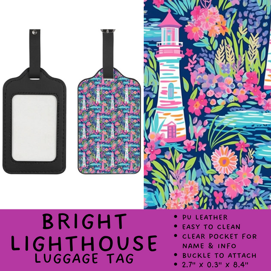 Batch #264 - Travel Collection - Closes 12/31 - ETA - Bright Lighthouse Luggage Tag