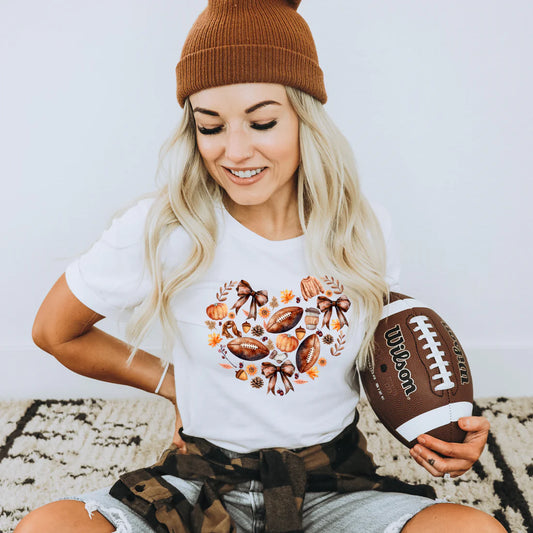 Fall Heart Graphic Tee