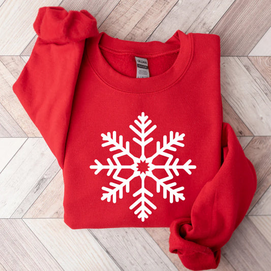 Red Snowflake Graphic Tee