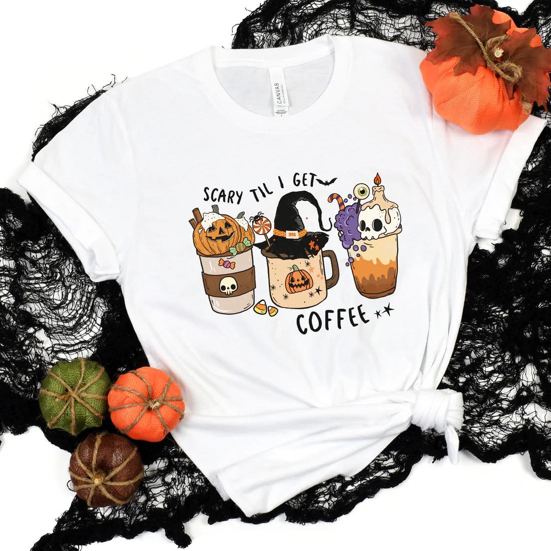 Scary Coffee Graphic Tee