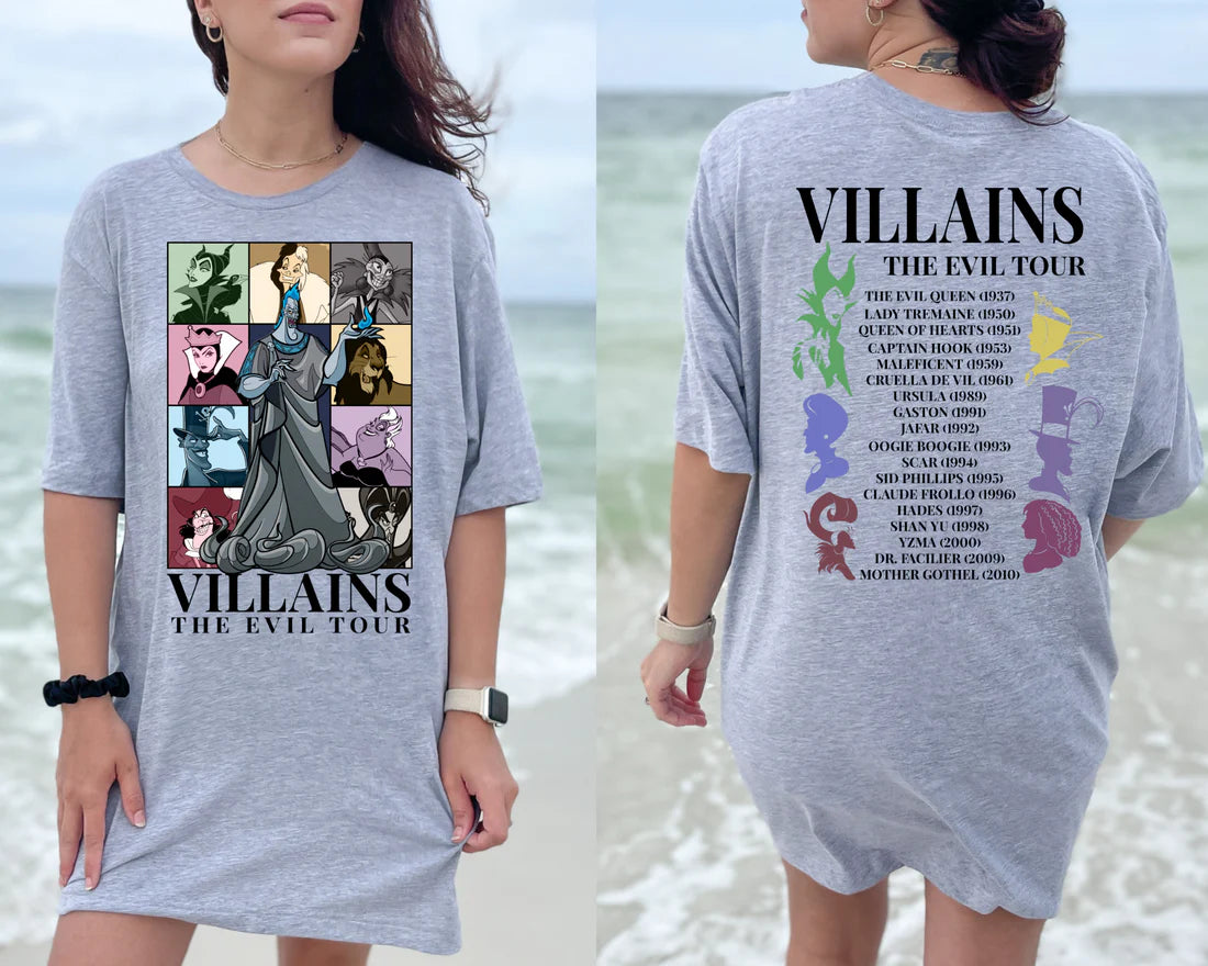 Villain Eras Graphic Tee - Double Sided