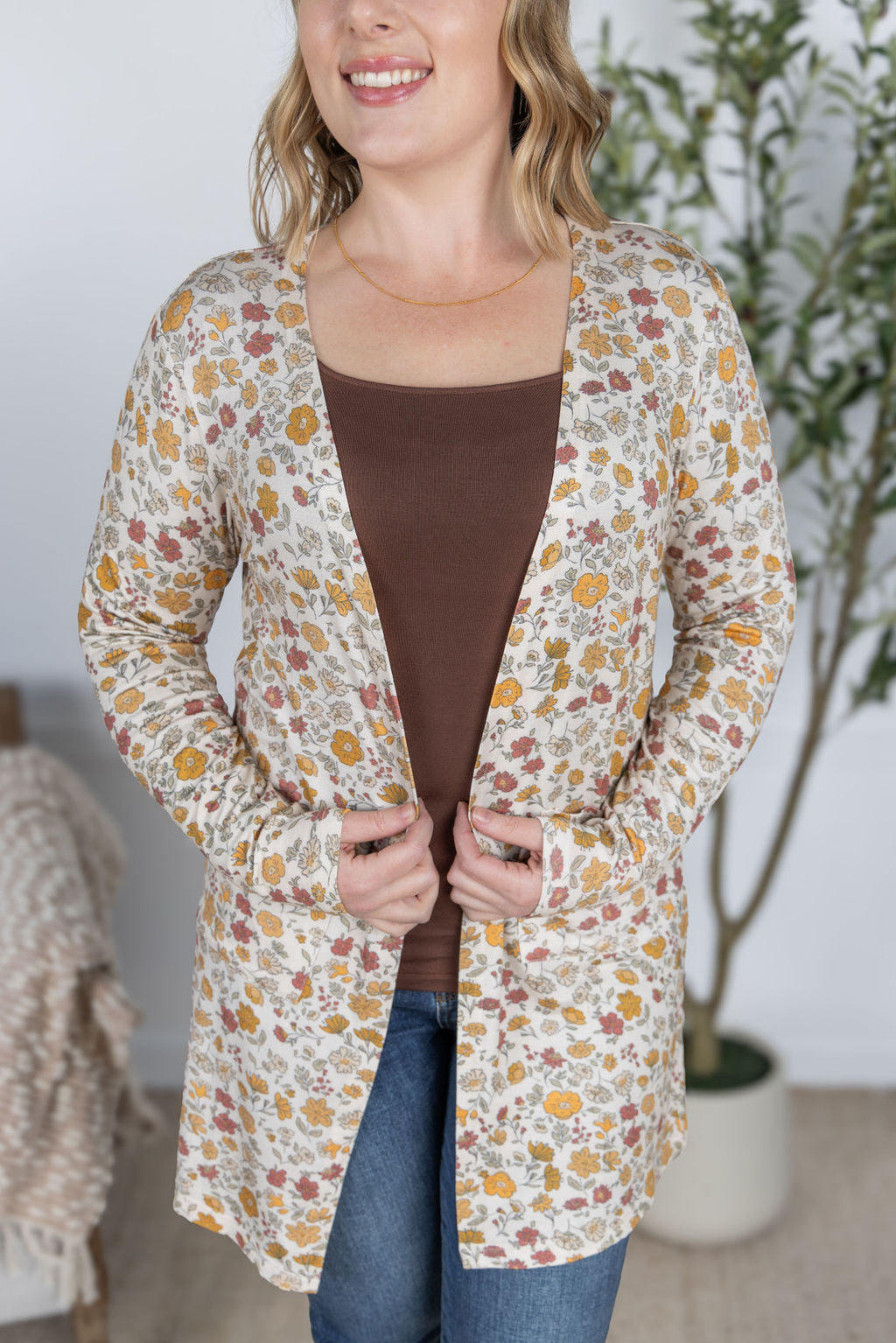 IN STOCK Classic Cardigan - Fall Vintage Floral FINAL SALE